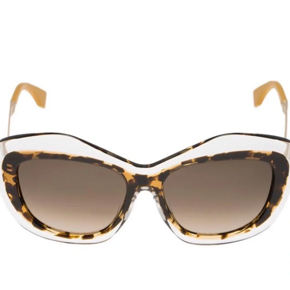Fendi Crystal Havana Honey Gold FF 0029/S Sunglasses - Picture 2 of 5